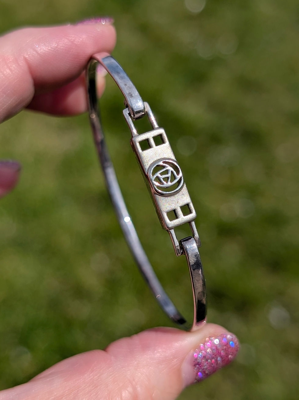 Vintage Silver Kit Heath Celtic Rose Bangle