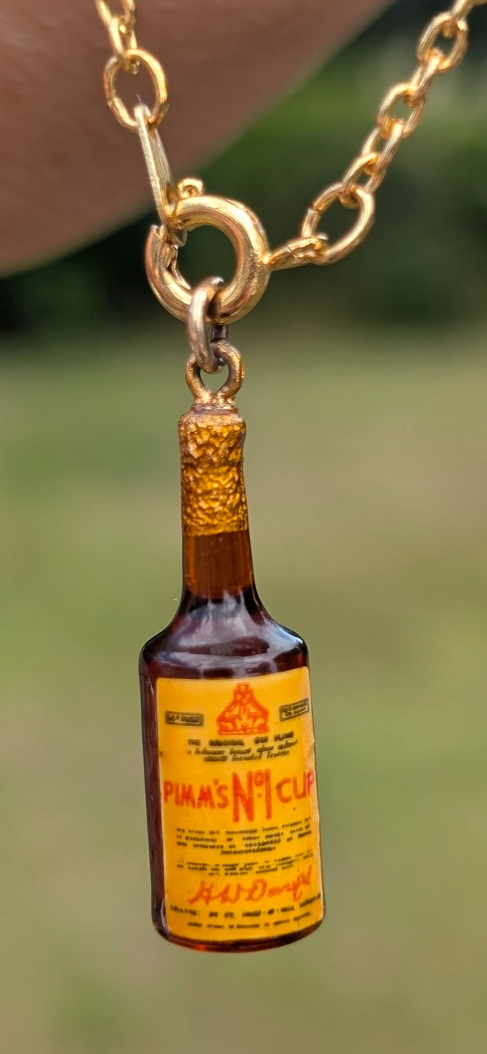 Thumbnail: Vintage 1970s Pimm's Bottle Charm