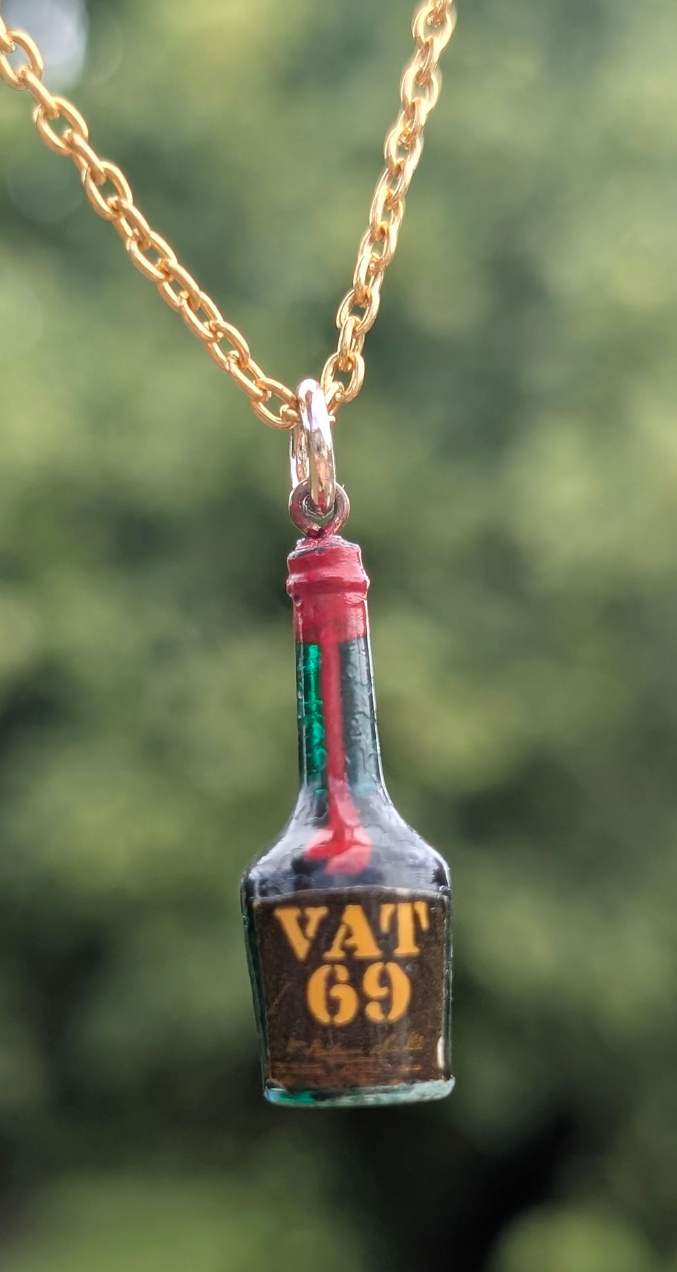 Thumbnail: Vintage Vat 69 Whiskey Bottle Charm