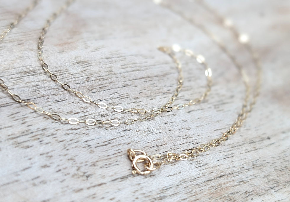 Thumbnail: Vintage Gold Trace Chain Necklace