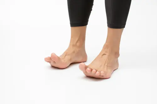Spreading the toes