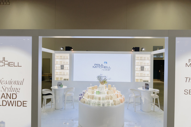 LED Video Wall rental install for trade show booth