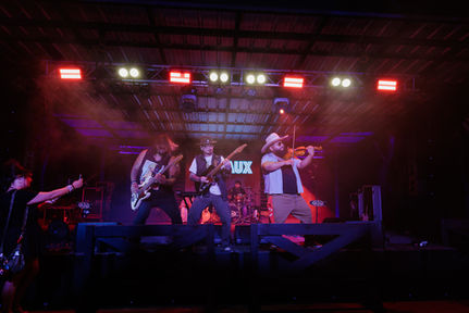 Audio production for outdoor concert