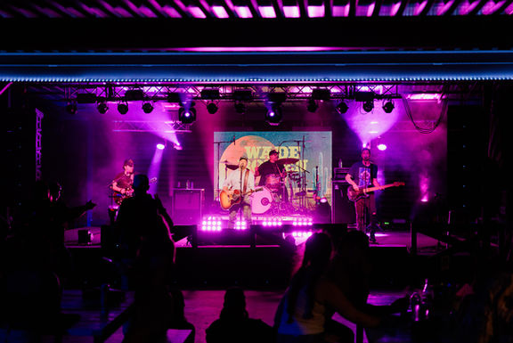 Lighting production, Live sound and LED video Wall for outdoor concert series