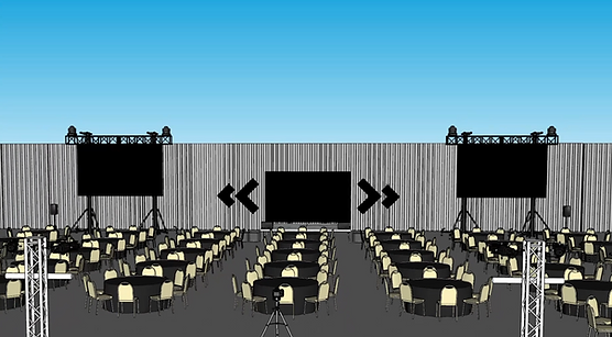 Stage Design for Gala by Jaws Audio