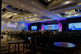 Audio, Video and Lighting setup for seminar event at Marriott Rivercenter in San Antonio Texas