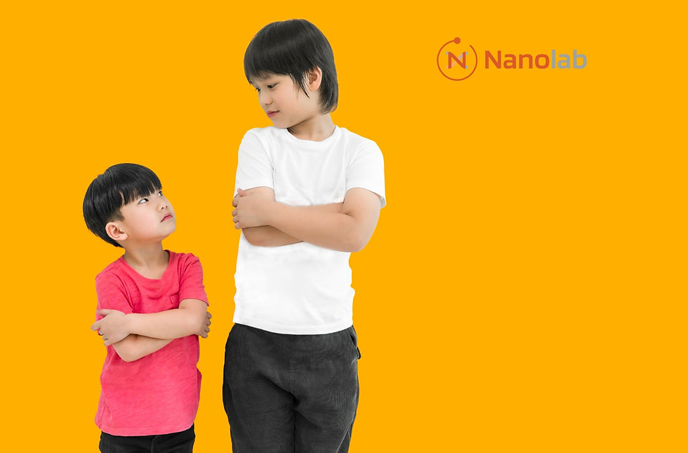 Niños con diferencia de estatura