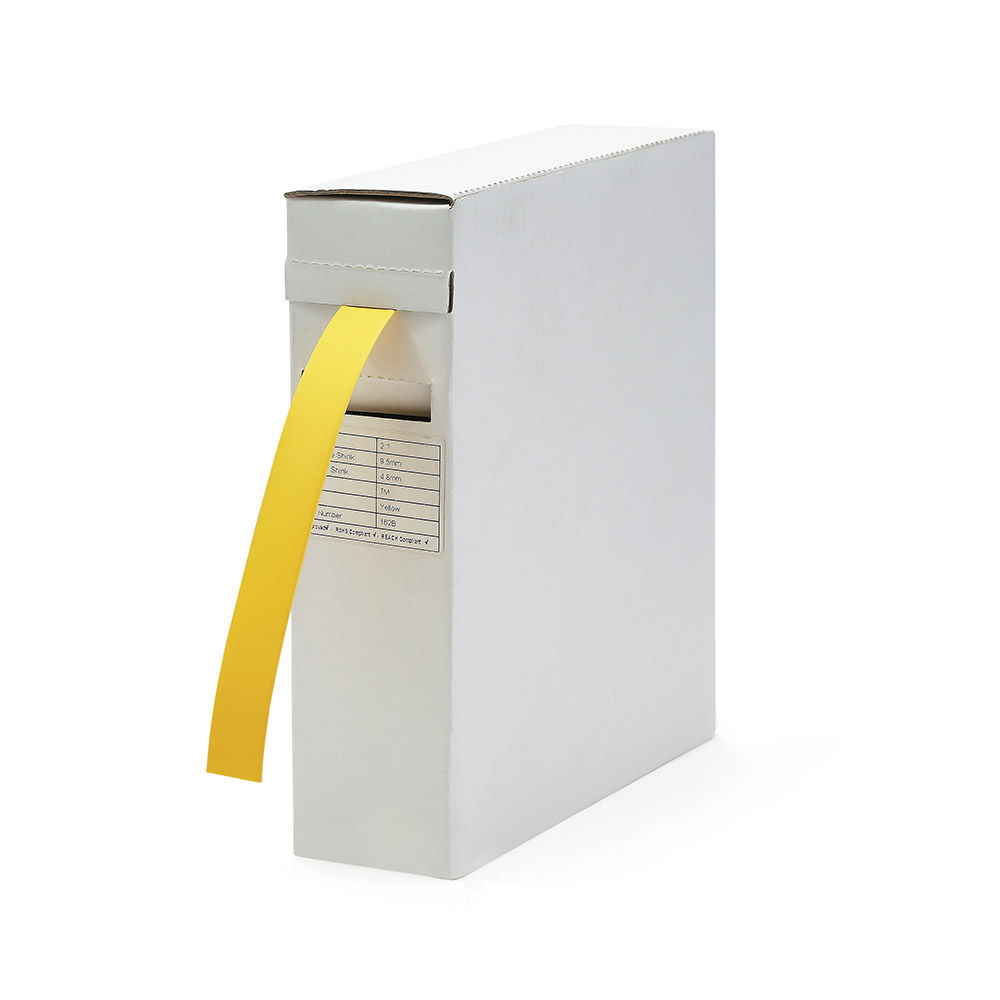 2:1 Yellow Heatshrink Tubing Mini Reel 2.4mm - 13M Roll