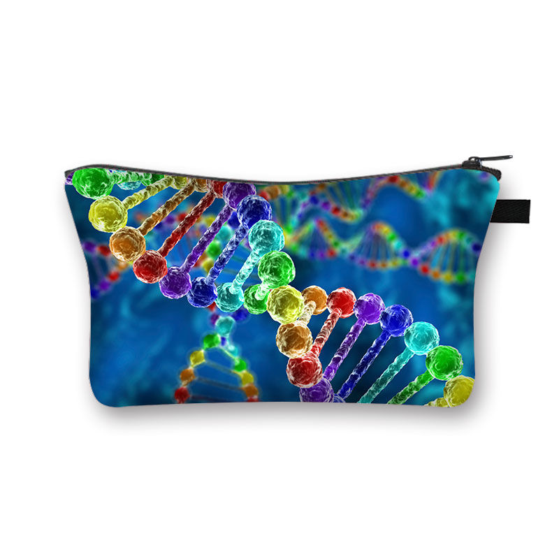 Thumbnail: Math Formula Geometry Science Mathematical Cosmetic Case Cute Makeup Bags For Tr