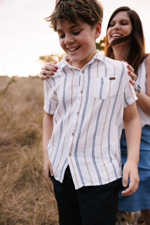 teenage son and mum together during fun family photos with Sarah Joy in Rockhampton