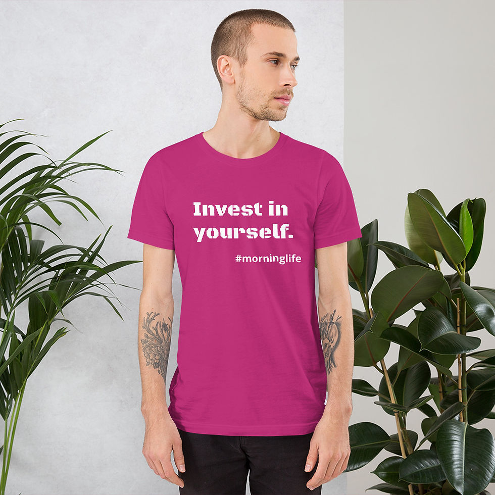 Thumbnail: Invest in yourself Short-Sleeve Unisex T-Shirt