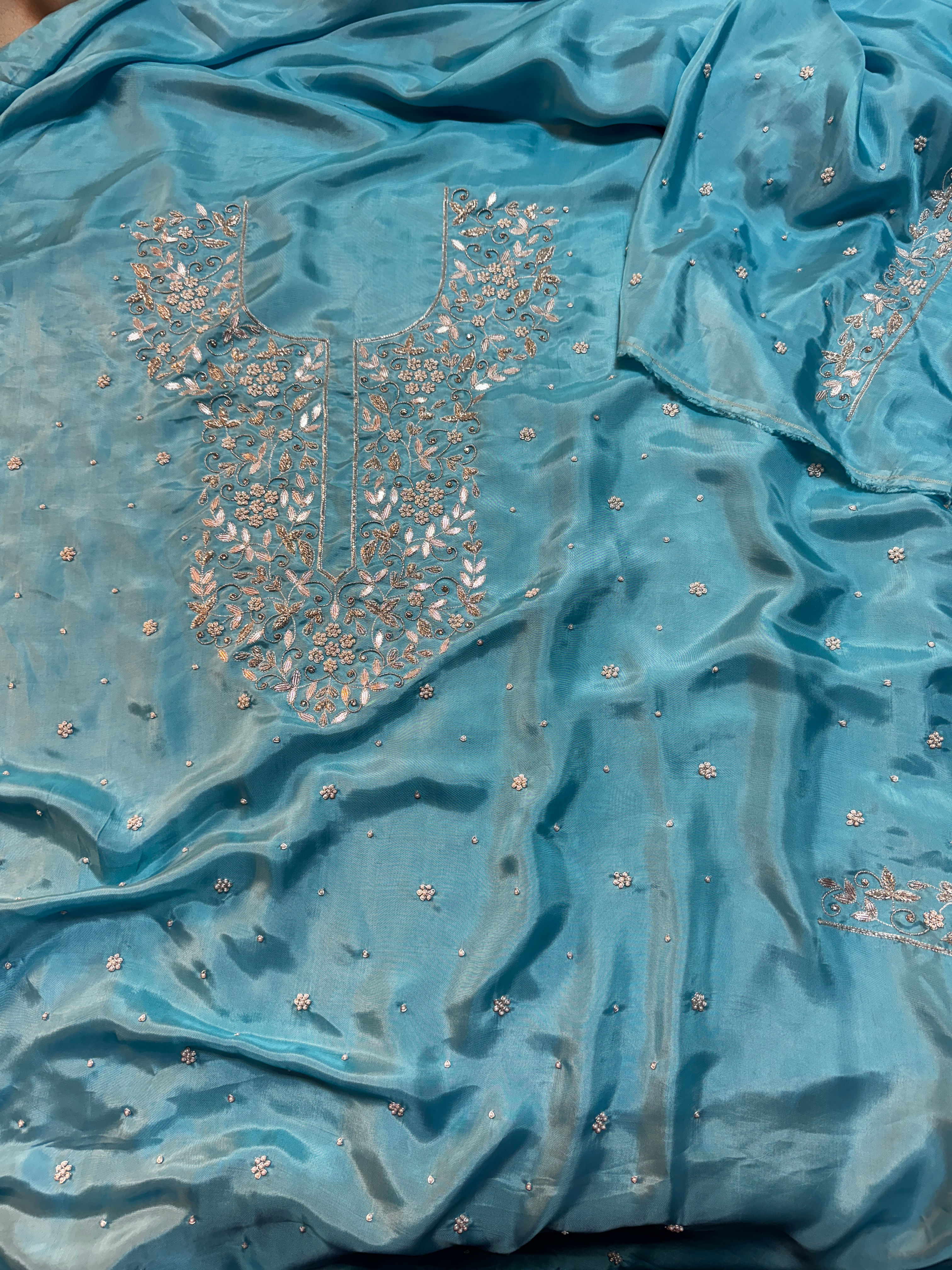 Blue Handwork set