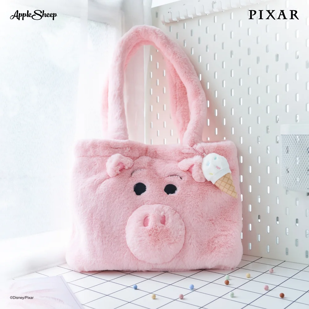 กระเป๋าผ้า กระเป๋าขนนุ่มนิ่ม กระเป๋า Ham ลิขสิทธิแท้ Disney Pixar กระเป๋าใส่ของ กระเป๋าน่ารักๆ