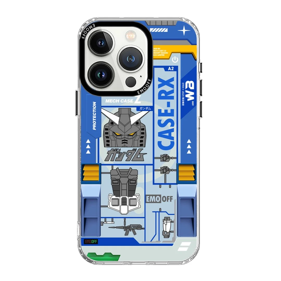 เคสไอโฟน ลายกันดั้ม Gundam RX 78 เคสไอโฟนผู้ชาย iPhone 15 Pro Max เคส MagSafe เคสไอโฟนกันกระแทก