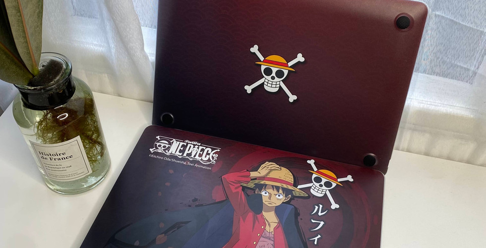 เคสแมคบุ๊ควันพีซ Macbook case one pice เคสแมคบุ๊คลูฟี่ Macbook Luffy case 