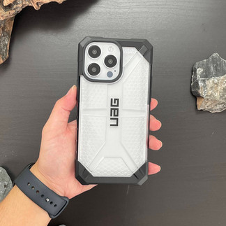 iPhone 15 Pro Max White Titanium สีไทเทเนียมขาว เคส UAG ของแท้ เคสใสแข็ง UAG Plasma for iPhone 15 Series