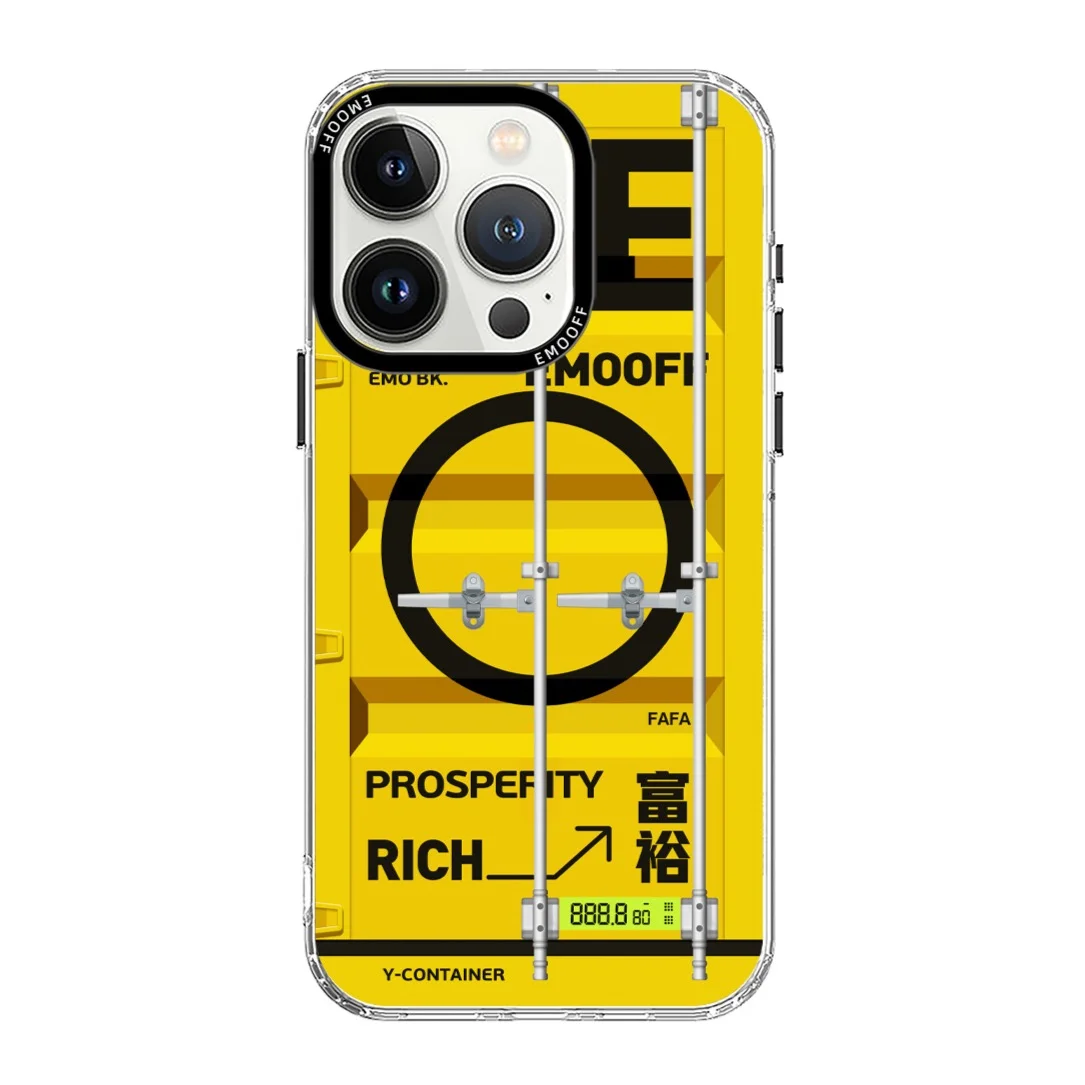 EMOOFF Container Case iPhone 15 Pro Max เคสไอโฟนกันกระแทก เคส MagSafe เคสไอโฟนนำเข้าของแท้ เคสไอโฟนสำหรับผู้ชาย เคสกันกระแทก