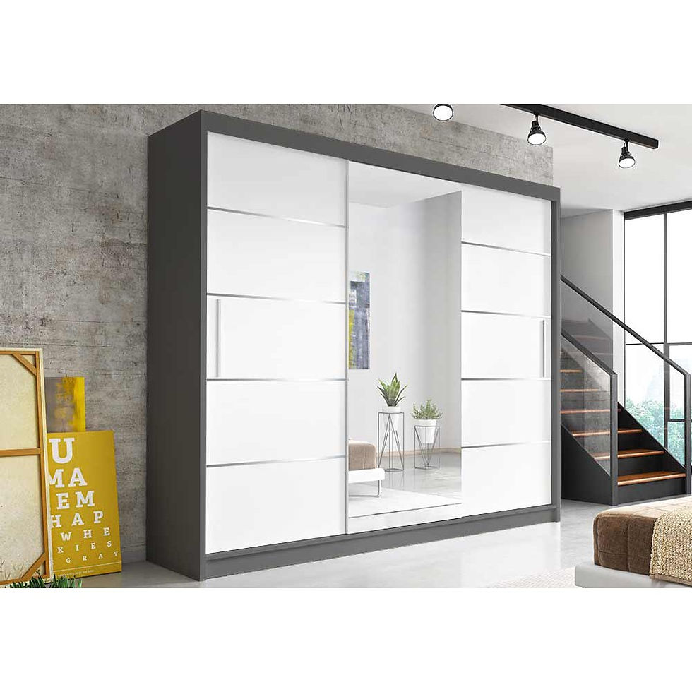 Miniature : Armoire ASTRA 233 CM  avec miroir