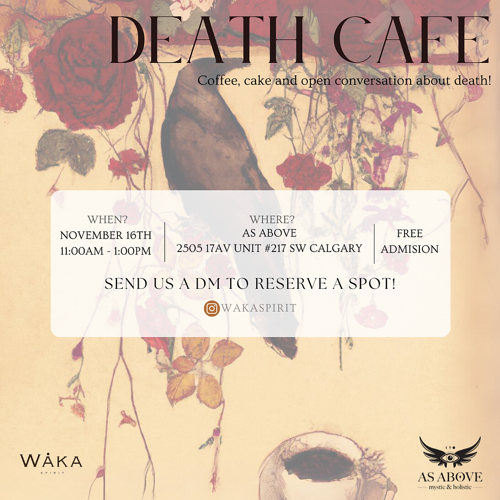 Death Cafe, with Kim (for Carolina)