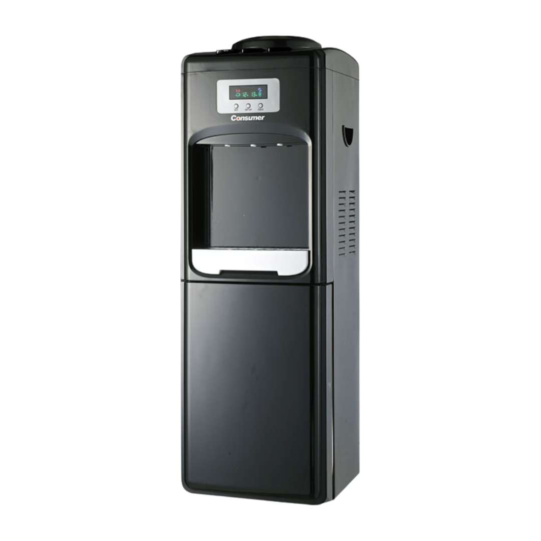 CONSUMER DISPENSER DE PIE C/HELADERA NEGRO