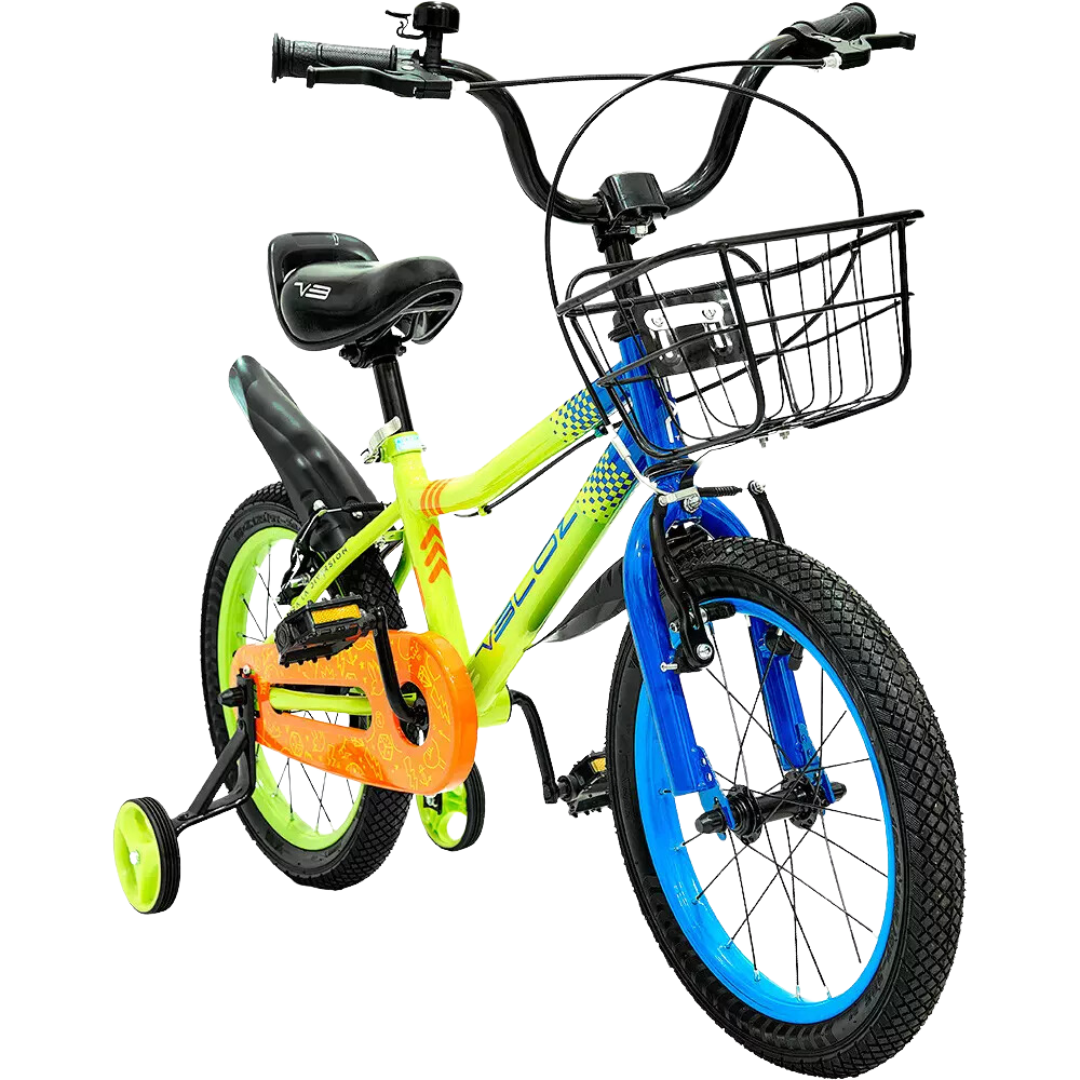 Bicicleta Veloz Aro 16 Speedy Verde/Azul