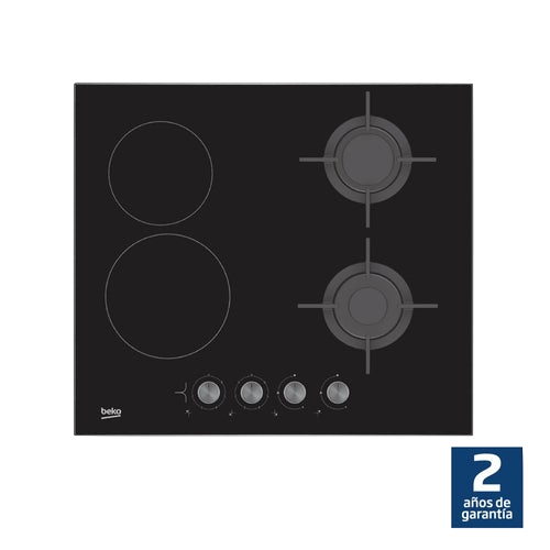 Anafe Vitrocerámico/Gas Combinado Beko