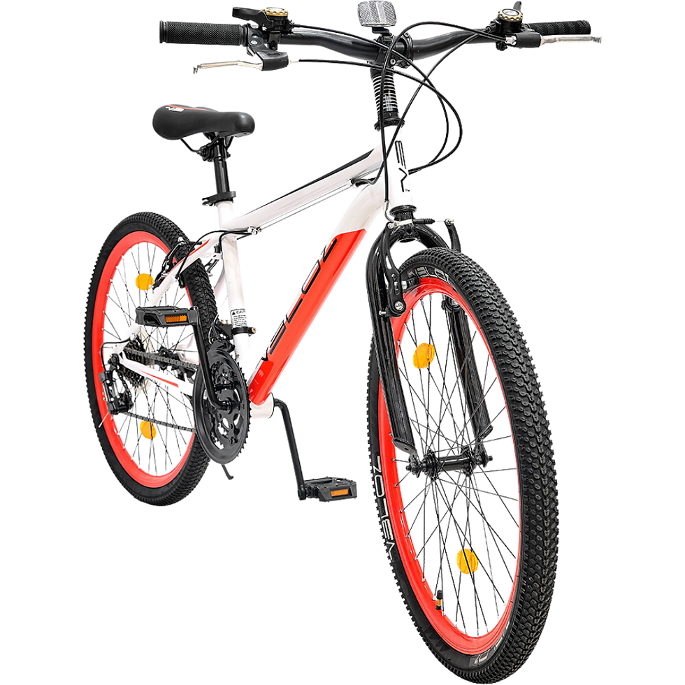 Bicicleta Veloz Aro 24 Vortex Blanco/Rojo