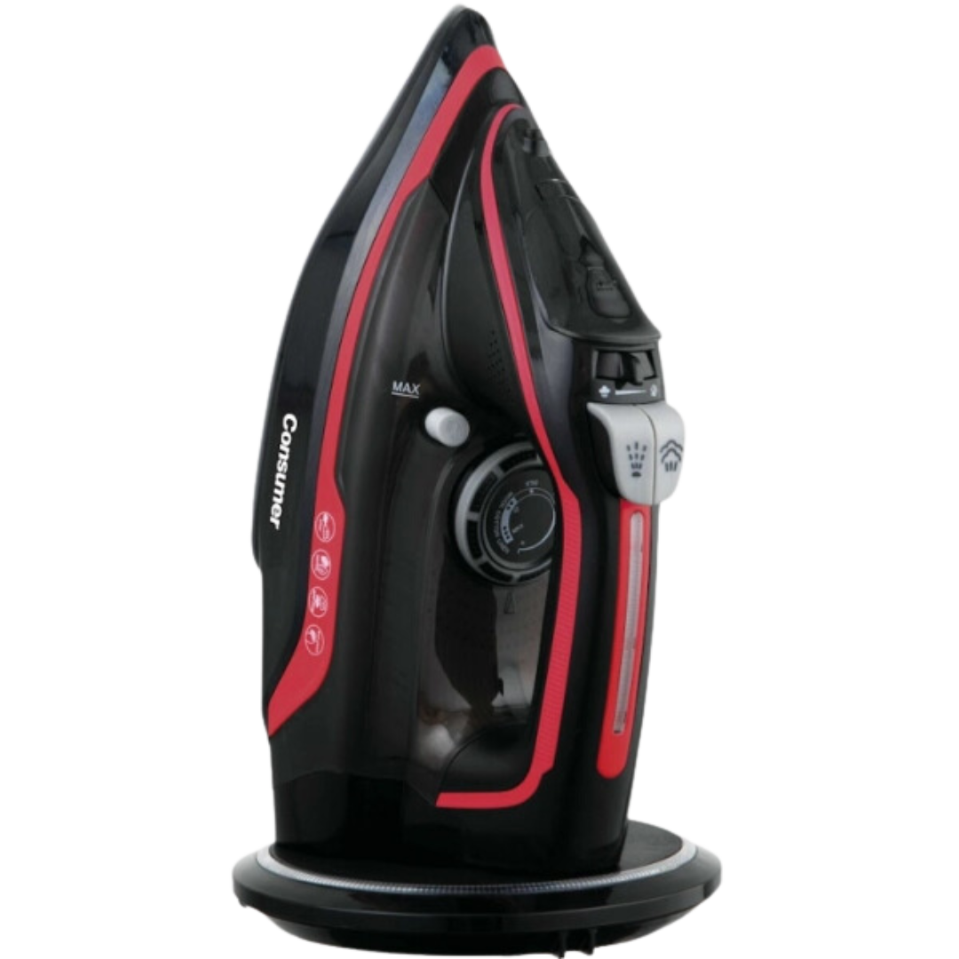 Plancha a vapor inalámbrica consumer