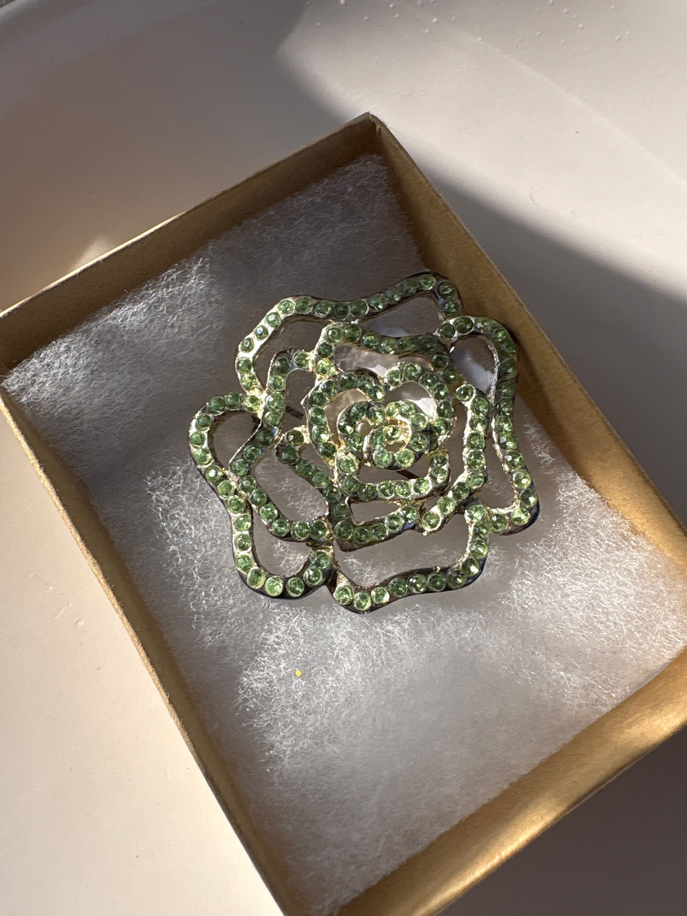 Vintage Floral Pin 