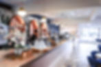 The Rabbit cafe interior in Ashburton, New Zealand, showcasing cozy seating and modern design.