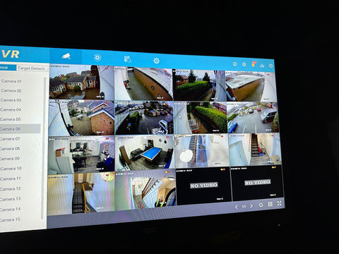Surveillance Footage Display