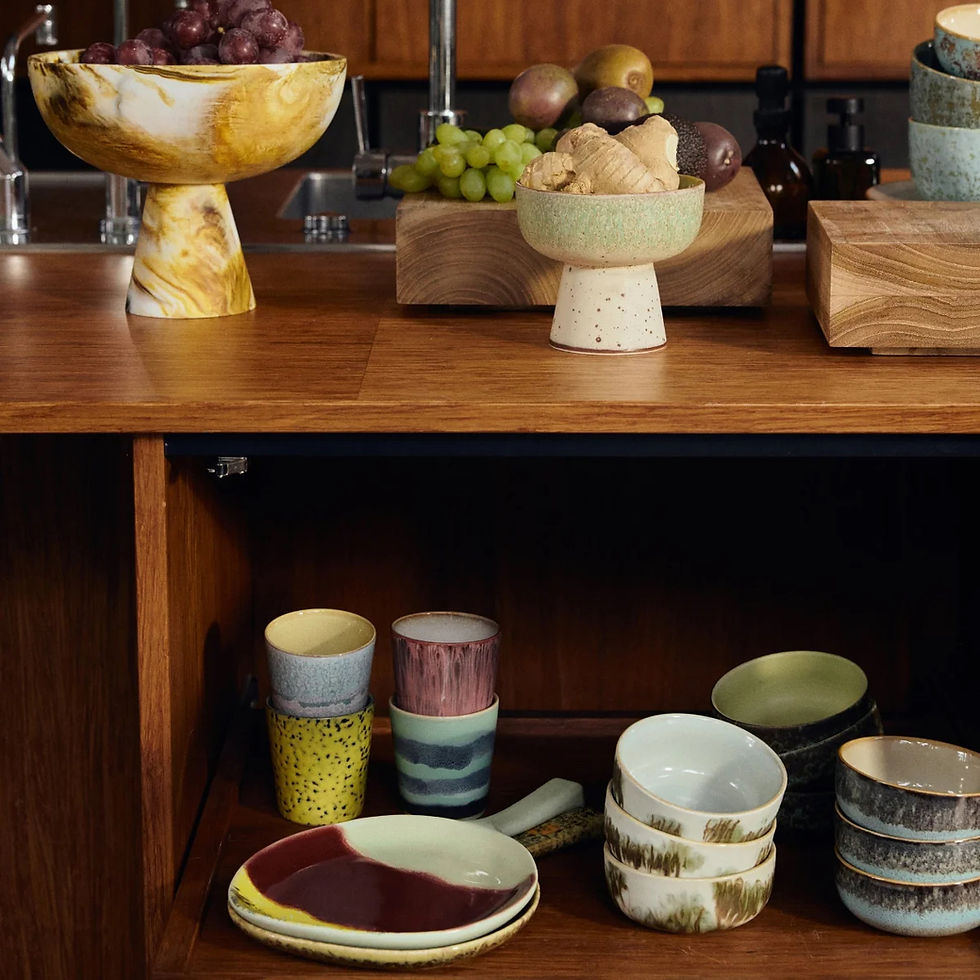 Thumbnail: HKLIVING 70s ceramics coffee mugs: Artistic  