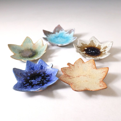 もみじ 皿 もみじ皿（小） | 銀河釉 玉峰窯