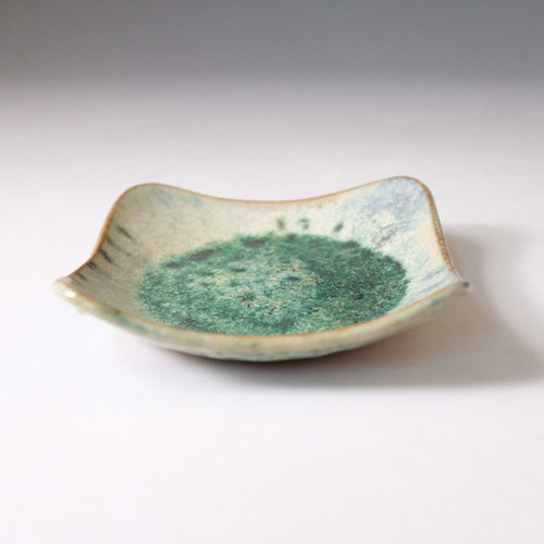 角丸皿 | 銀河釉 玉峰窯