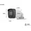 Miniatura: Camara Hikvision turbo bala 1080P ip66, lente fijo, IR, 4 hibrido