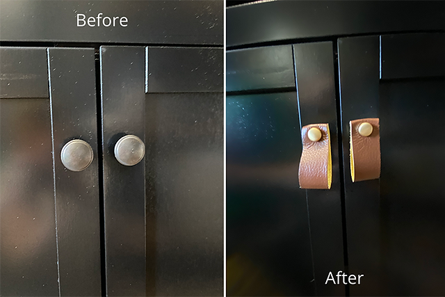 Before/After Drawer Pulls - Detroit Interior Design