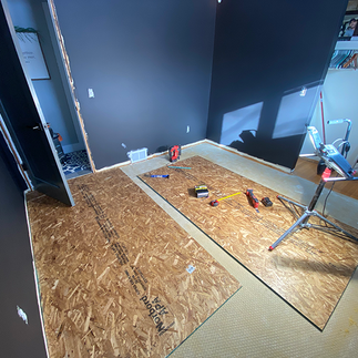 Subfloor Prep - Detroit Interior Design