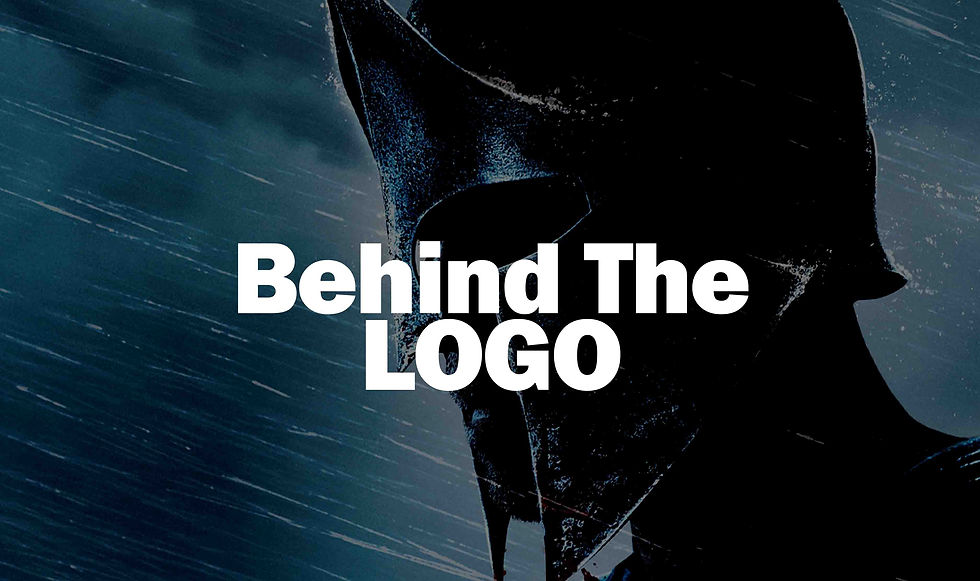 behind the logo