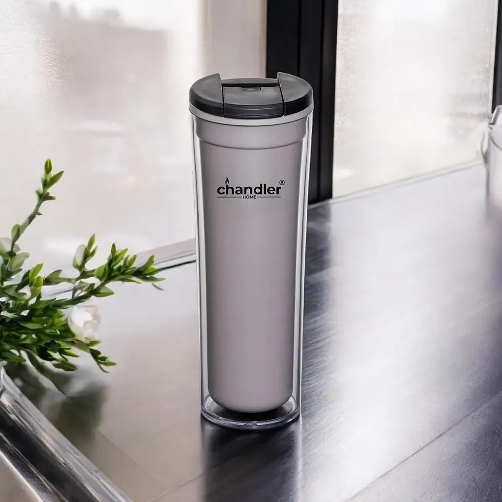 Mug Beyaz 450 ml Termos Bardak (BPA içermez) (Sıcak ve Soğuk Muhafazalı)