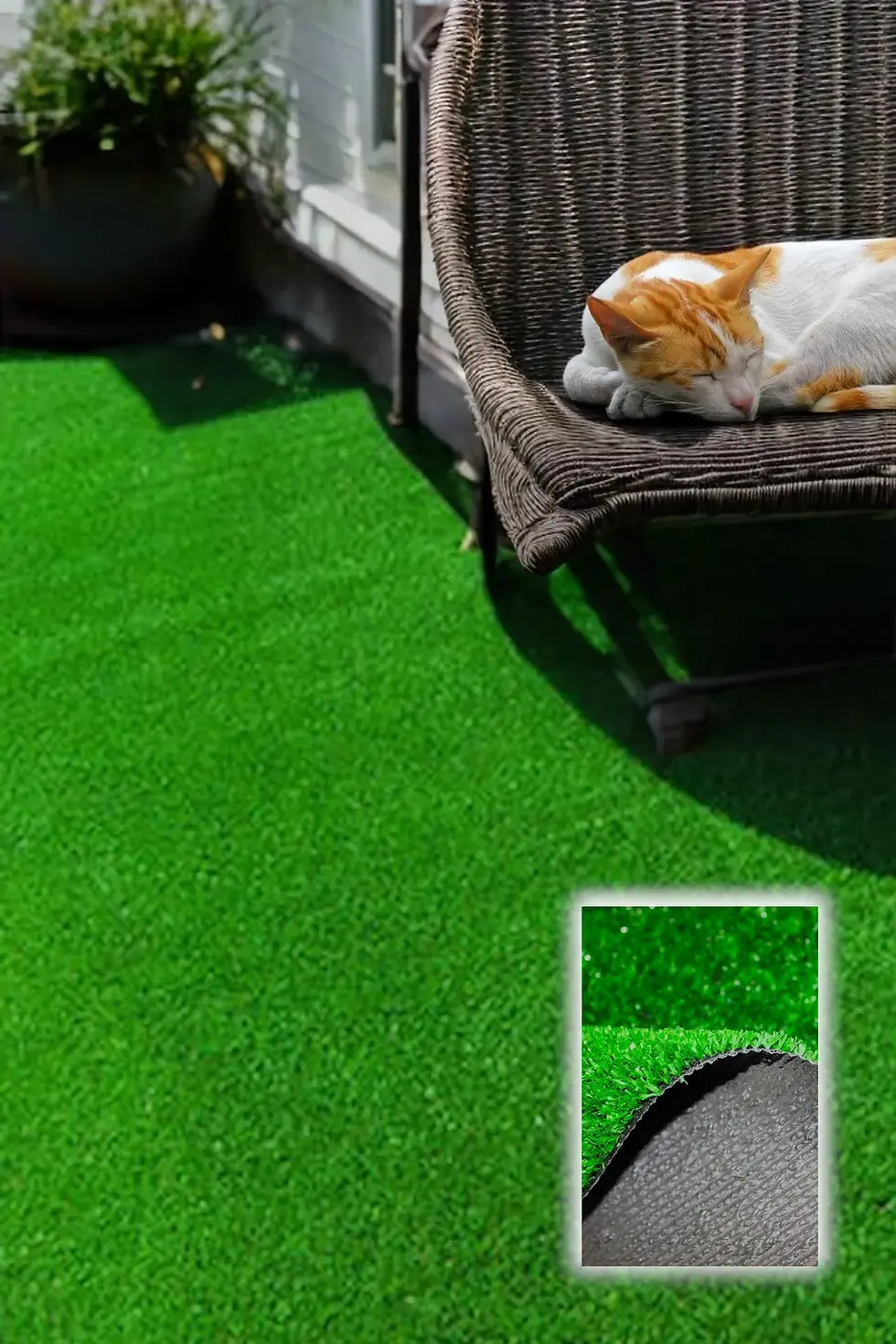 Liso 7 mm Suni Çim Halı – Ticari Ölçüler