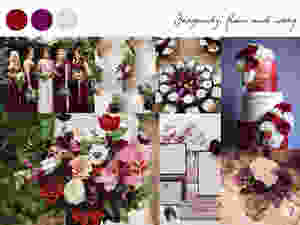 burgundy plum, ivory dark red, violet wedding colours, fall palette, wedding palette, destination wedding portugal, lisbon. white dots wedding planning