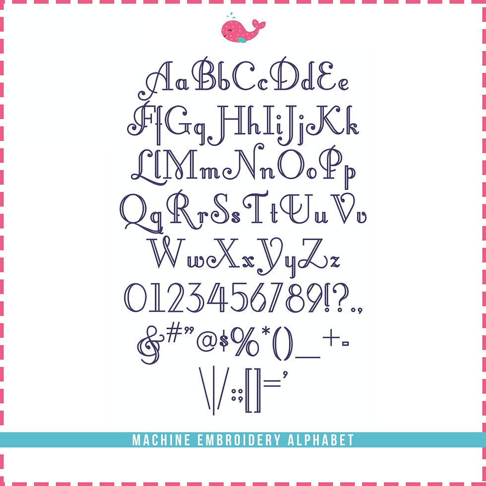 Thumbnail: All Embroidery Font. BX+10 Formats. Block Machine Embroidery