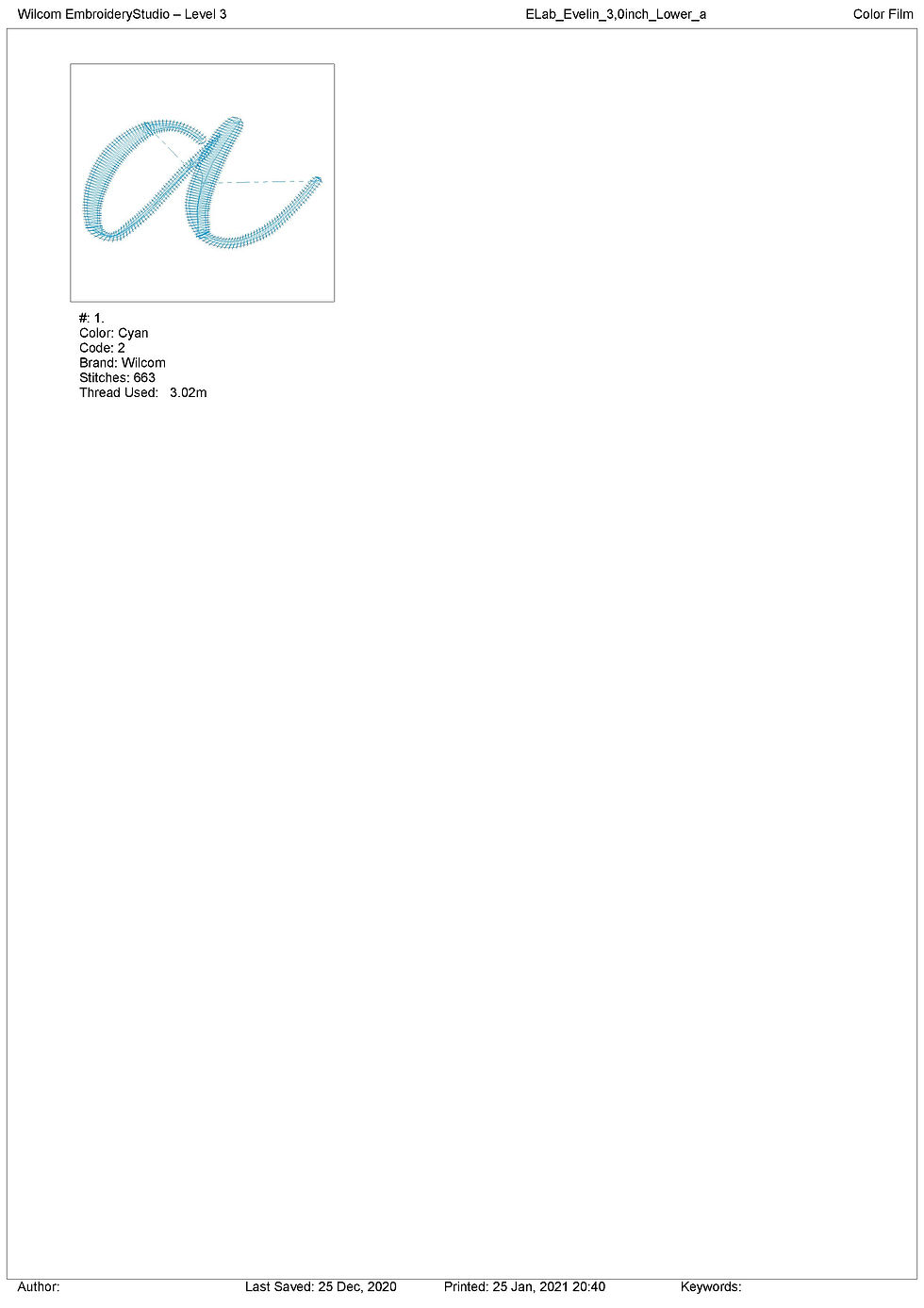 Thumbnail: Evelin Font. BX+10 Formats. Block Machine Embroidery