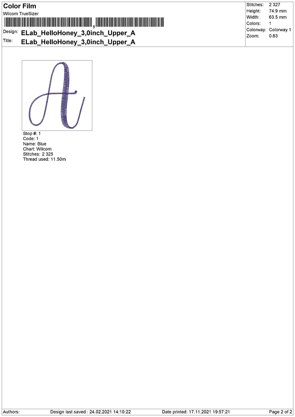 Thumbnail: Hello Honey  Embroidery Font. BX+9 Formats. Machine Embroidery