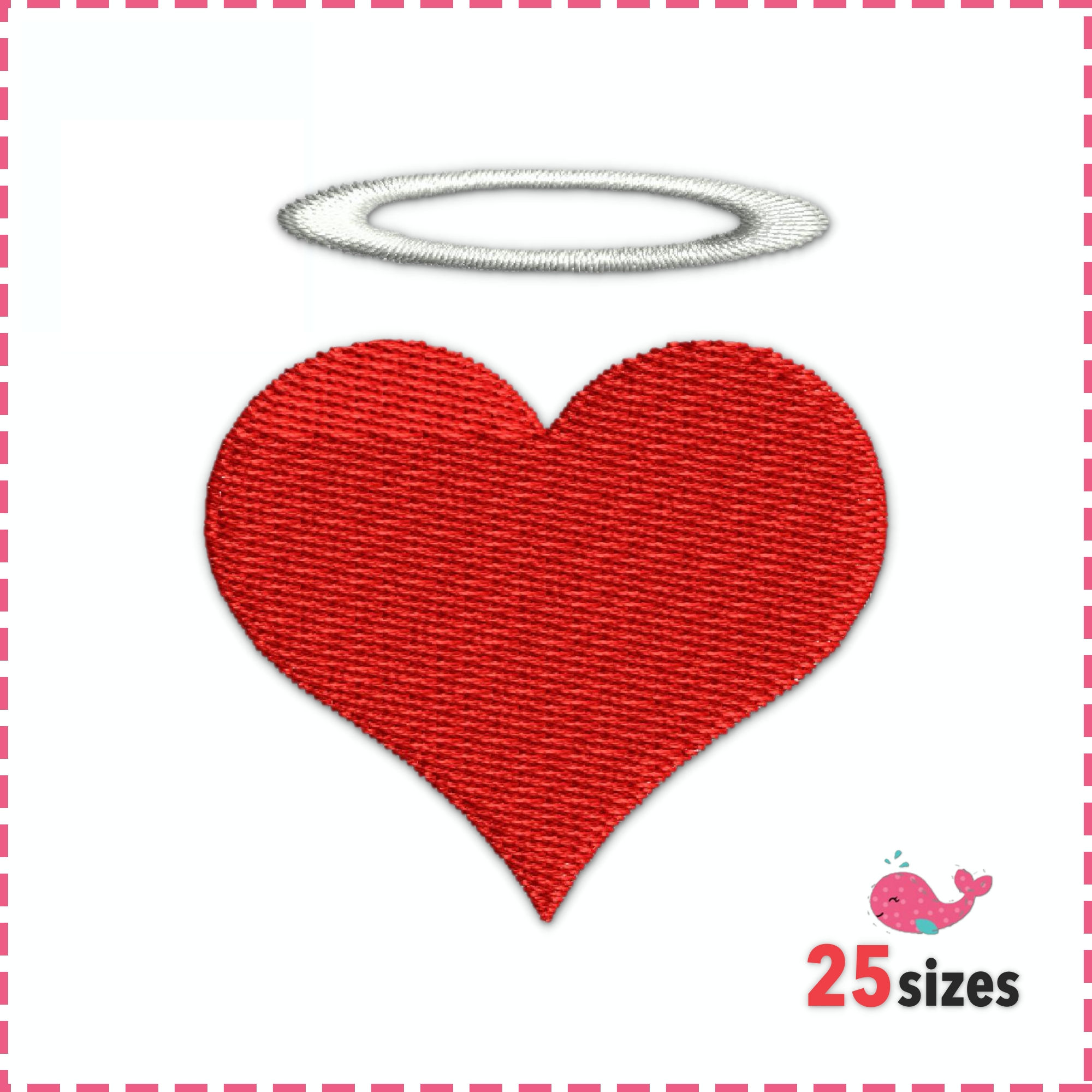 Heart Embroidery Design. Machine Embroidery Design