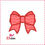 Thumbnail: Bow Embroidery Design. Machine Embroidery Design