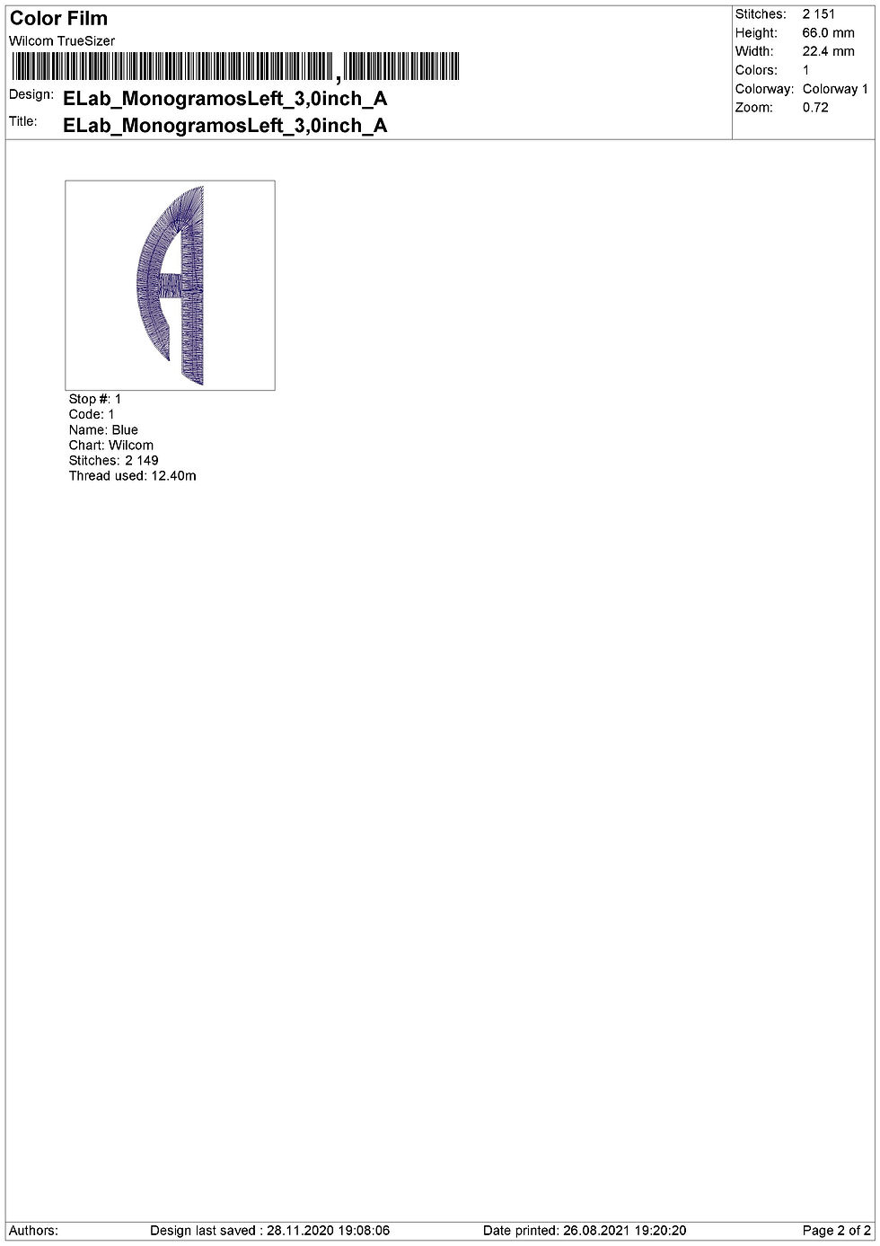 Thumbnail: Monogramos Font. BX+10 Formats. Block Machine Embroidery