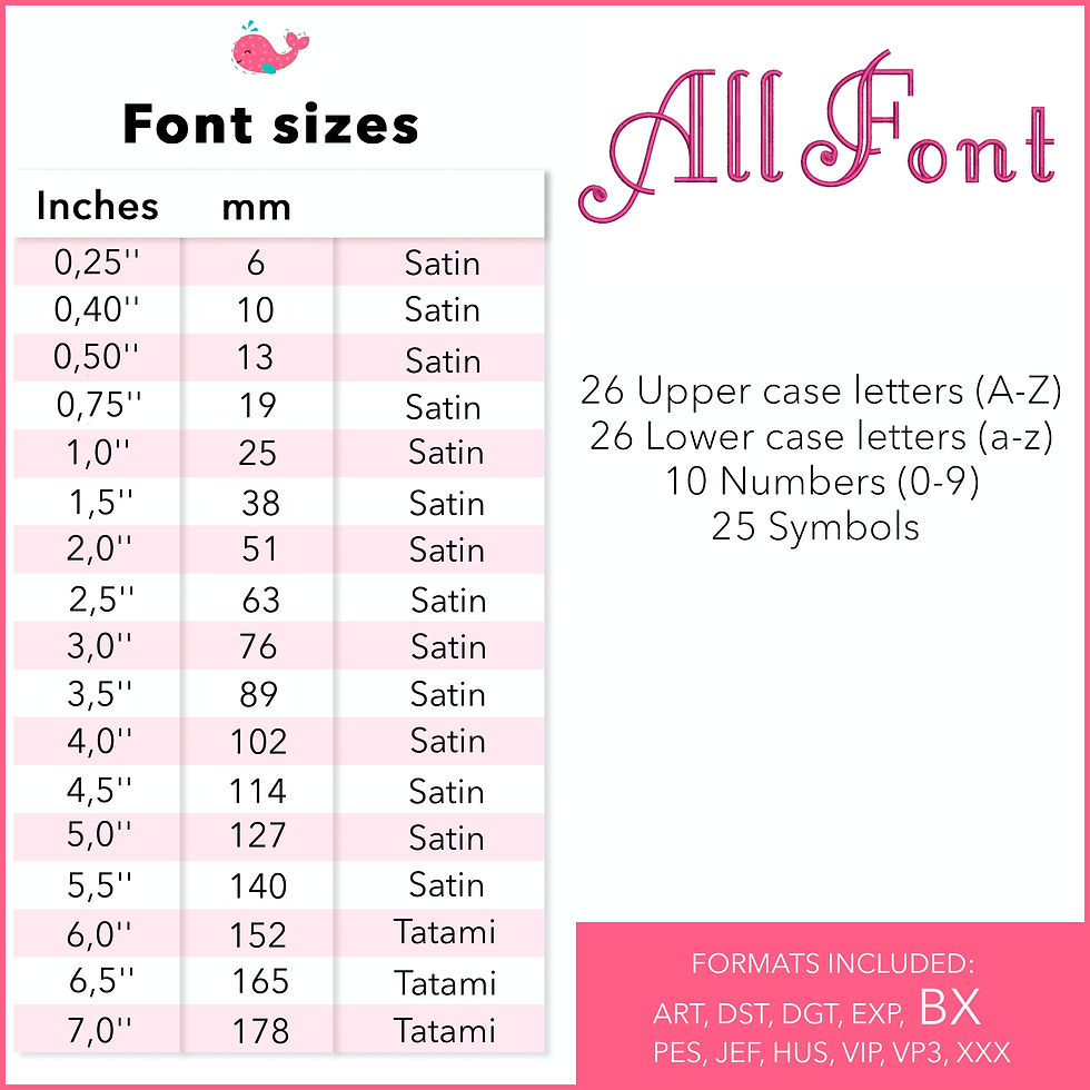 Thumbnail: All Embroidery Font. BX+10 Formats. Block Machine Embroidery