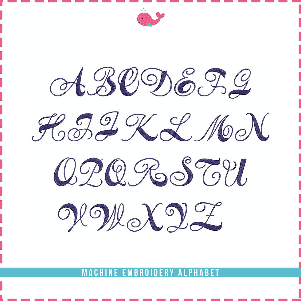 Thumbnail: Constanze Monogram Font. BX+10 Formats. Block Machine Embroidery
