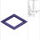 Thumbnail: Rhombus Applique Design. Machine Embroidery Design. Digital Download
